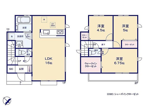 (2号棟)、価格3798万円、3LDK、土地面積105.8m2、建物面積81.15m2