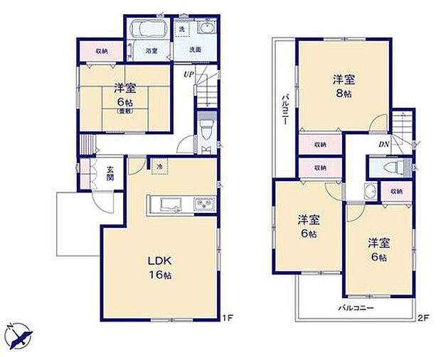 【4LDK】広々としたLDKに、自分好みのインテリアでレイアウト。
季節ごとに模様替えなども、楽しみの一つとなりそうです♪