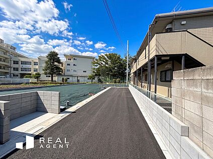 現地前面道路