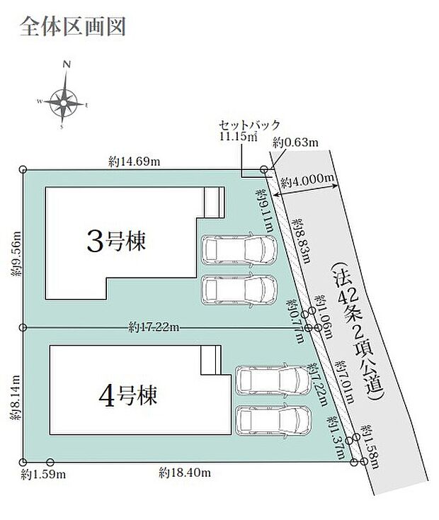 【-】最終1棟!車2台楽々並列駐車!