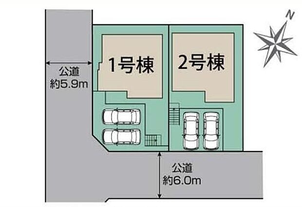 １号棟　４，１９０万円（商談中）２号棟　３，９９０万円