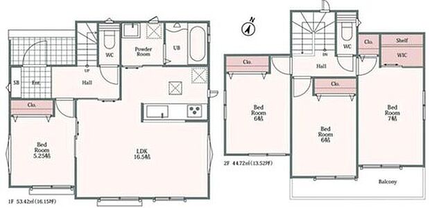 (A号棟)、価格4490万円、4LDK、土地面積145.78m2、建物面積98.14m2

