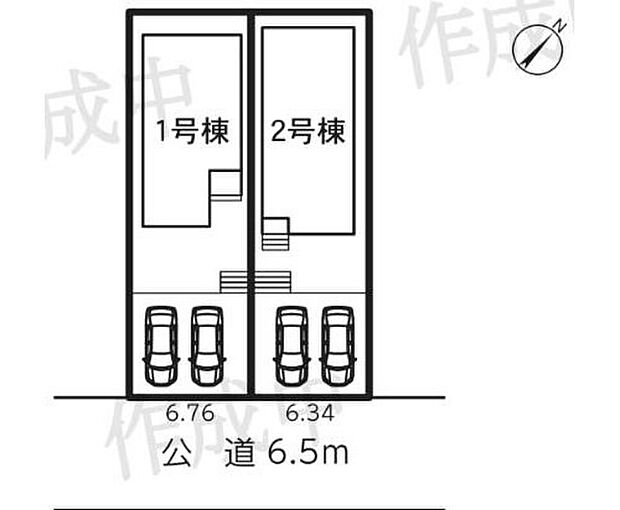 １号棟　４，５８０万円
２号棟　４，４８０万円