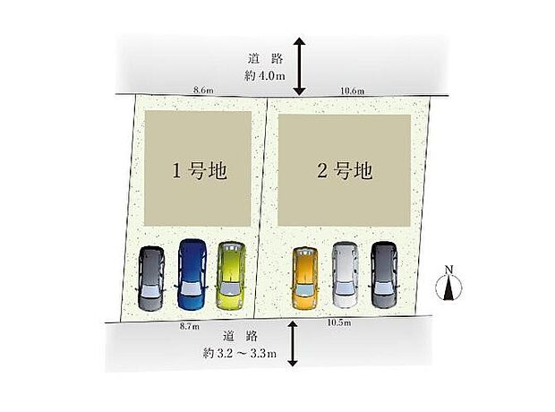 １号棟　３，６９０万円
２号棟　ご成約済み
