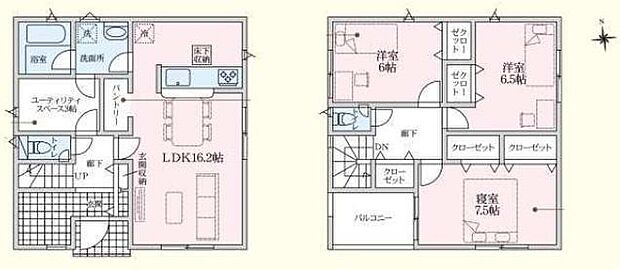 (２号棟)、価格3690万円、3LDK+S、土地面積118.29m2、建物面積102.06m2