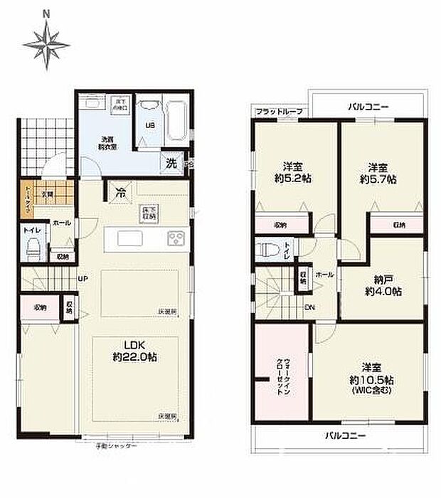 (1号棟)、価格5299万円、3LDK+S、土地面積145.75m2、建物面積106.82m2
