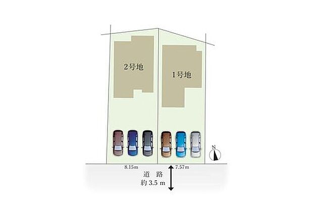 1号棟 ご成約済み
2号棟 3,490万円