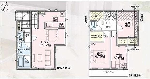 (1号棟)、価格3690万円、3LDK+S、土地面積142.45m2、建物面積86.06m2