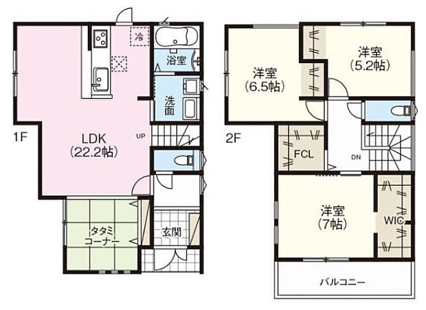 (1号棟)、価格3590万円、3LDK、土地面積116.88m2、建物面積100.29m2