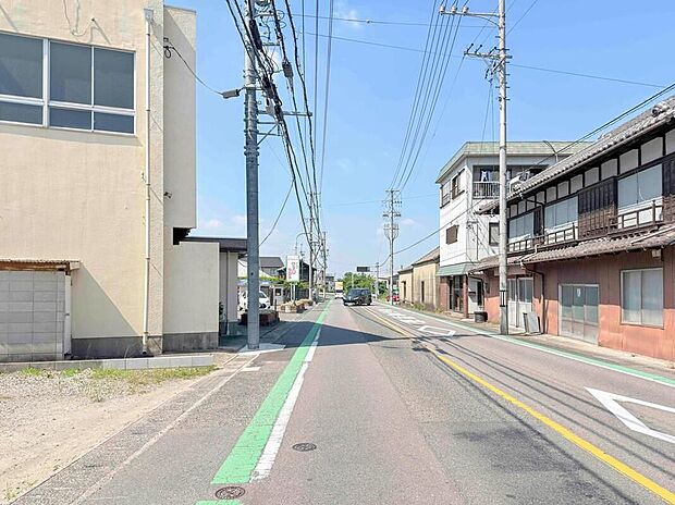 【前面道路含む現地写真】道路幅は3.4ｍ～9.1ｍで広々！道路の幅や接道状況、周辺の街並みなど、ぜひ現地でもご確認ください♪