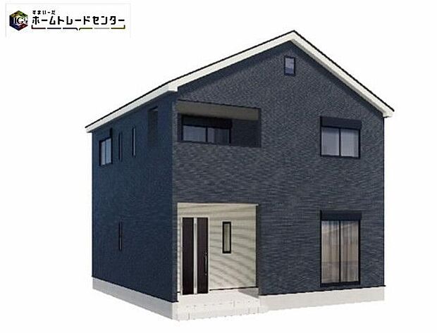 【完成予想図(外観)】(1号棟)完成予想図完成に向けて現在建築工事中です☆土日・平日を問わず毎日モデルハウスにて物件説明会を開催中☆お気軽にお問い合わせ下さい☆