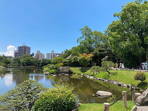 水前寺公園（約390m）