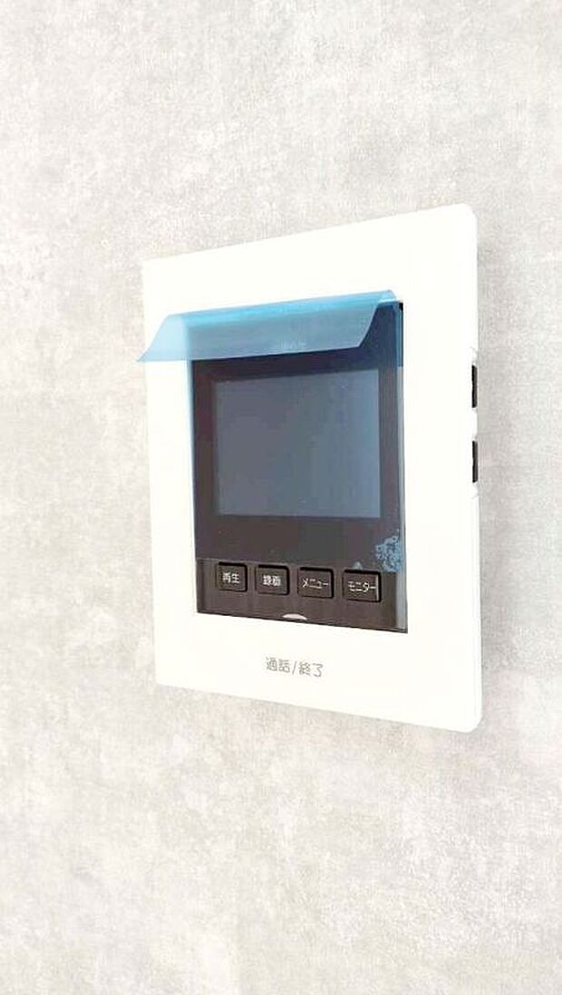 【TVモニタ付きインターホン】訪問者の顔が見える、防犯性の高いTVモニタ付きインターホンです