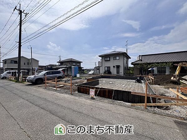 建築中現地写真（同社施工の完成物件・モデルハウスがご見学できます）