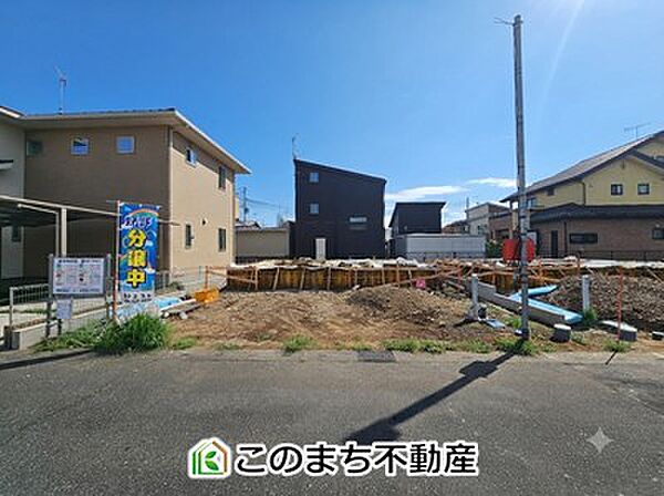 建築中現地写真（同社施工の完成物件・モデルハウスがご見学できます）