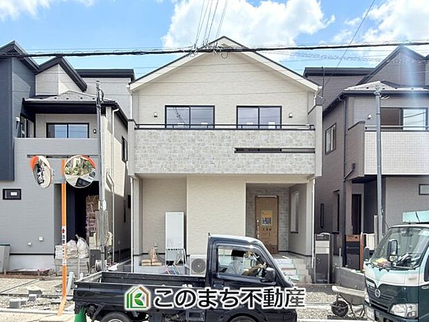 建築中現地写真（同社施工の完成物件・モデルハウスがご見学できます）