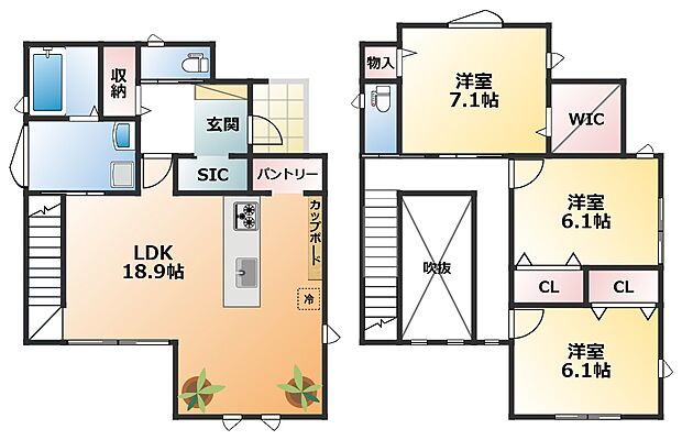 【3LDK】【土地+建物+外構】すべてコミ♪頭金なしでご購入可能♪ マイカーやショッピングローンも「おまとめローン」がご利用できます。 毎月の支出がぐっと抑えられ、子育てや貯金、日々のお買い物に余裕が持てます。