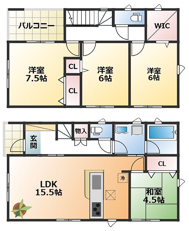 【4LDK】【土地+建物+外構】すべてコミ♪頭金なしでご購入可能♪ マイカーやショッピングローンも「おまとめローン」がご利用できます。 毎月の支出がぐっと抑えられ、子育てや貯金、日々のお買い物に余裕が持てます。