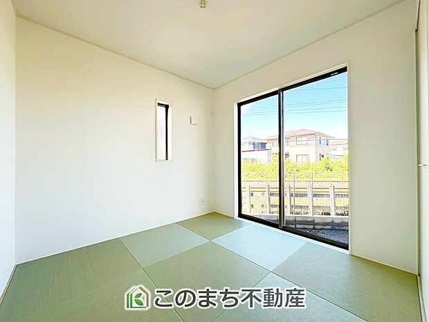【和室】お子様の遊びやお昼寝、来客用の応接室など、ライフスタイルに合わせてお使いいただけます。 