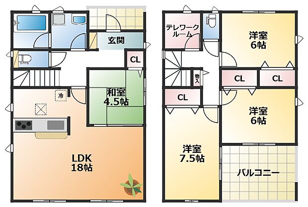 【4LDK+S(納戸)】【土地+建物+外構】すべてコミ♪頭金なしでご購入可能♪ マイカーやショッピングローンも「おまとめローン」がご利用できます。 毎月の支出がぐっと抑えられ、子育てや貯金、日々のお買い物に余裕が持てます。