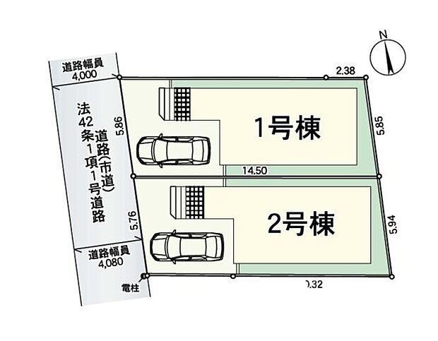 配置図（2号棟）