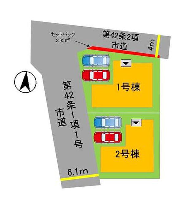 配置図(2号棟)