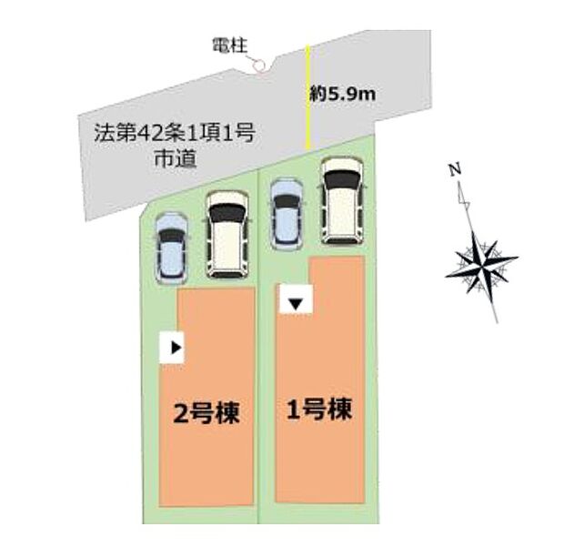 配置図(2号棟)