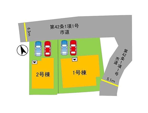 配置図(2号棟)