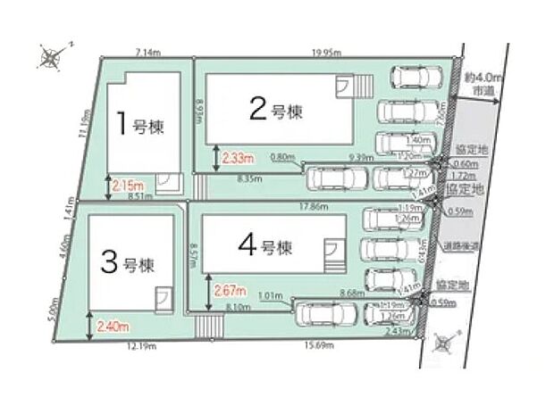 配置図(1号棟)