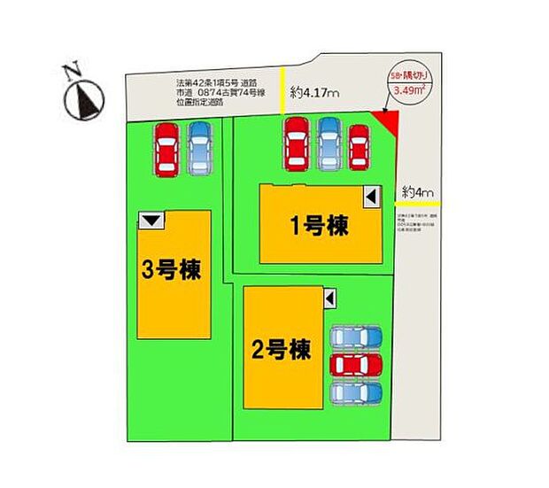 配置図(1号棟)