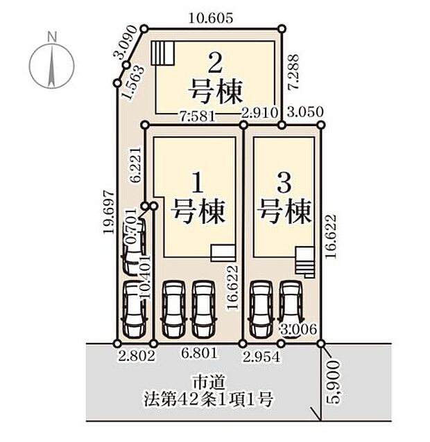 配置図(3号棟)