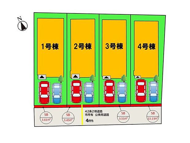 配置図(2号棟)