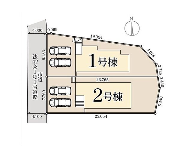 配置図(1号棟)