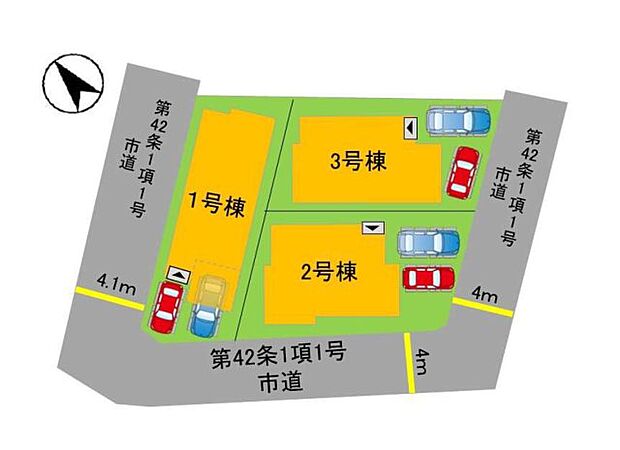 配置図(1号棟)