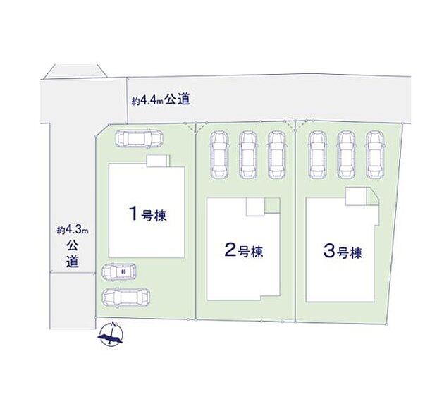 配置図(1号棟)
