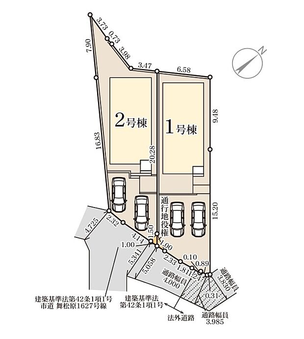 配置図（2号棟）