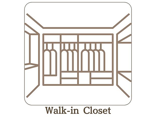 【ウォークインクローゼット】ウォークインクローゼット