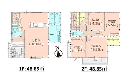 使い方も様々な、サービスルーム付き4SLDK物件です。浄水器があるので手軽に綺麗なお水が飲めます。トイレが2ヶ所にあるので複数人でも快適に暮らせます。浴室乾燥機のあるお風呂場は洗濯物を干すときにも便利です。素敵な一戸建ては、暮らしをより豊かにしてくれるでしょう。福岡市早良区の福岡市空港線室見付近に強い当社でなら、きっと素敵な一戸建てが見つかります。 
