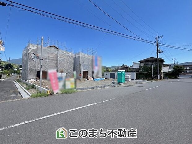 建築中現地写真（同社施工完成物件・モデルハウスがご見学いただけます）