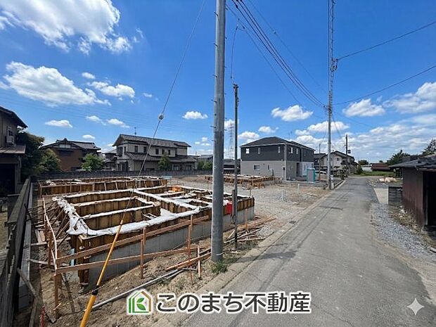 前面道路の写真です。