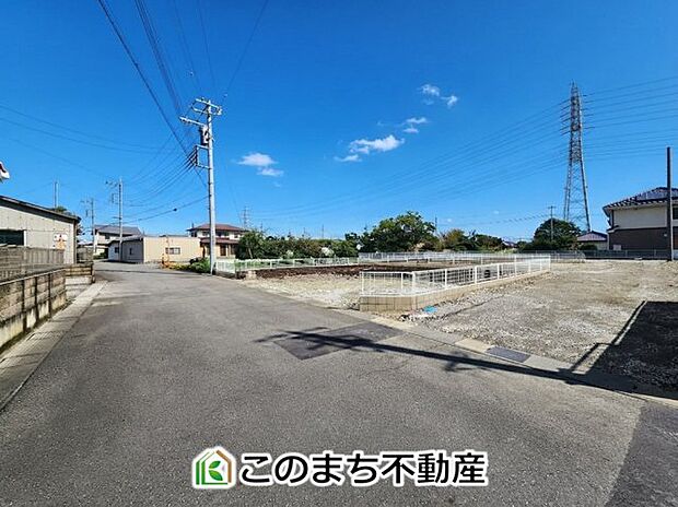 前面道路含む現地写真です