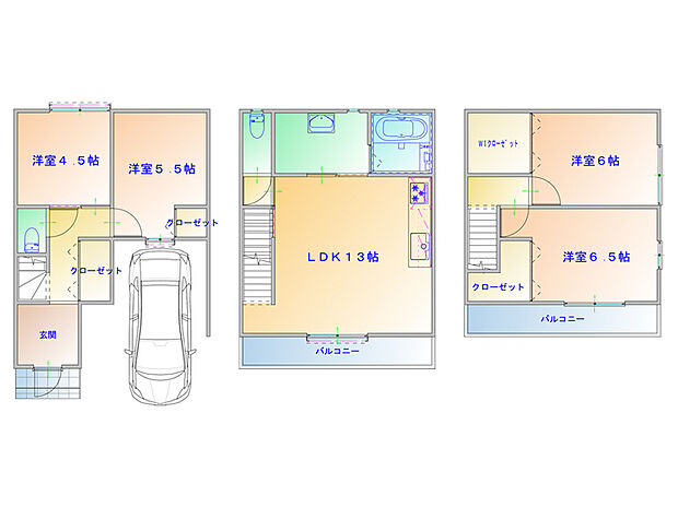 【プラン図】(建物面積100m2、建物価格1770万円)
