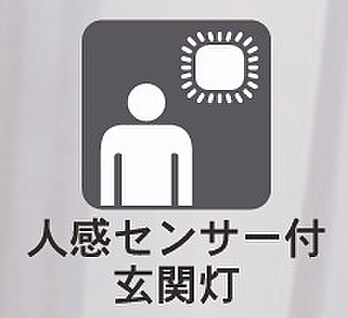 人感センサー付き玄関灯