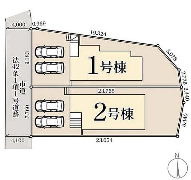 全体区画図。