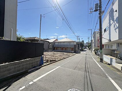6メートル幅の前面道路