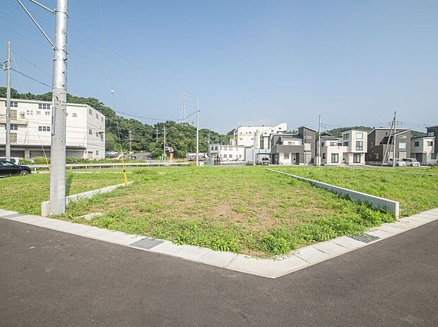 【区画6:165.63m2(50.10坪)】 朝日がたっぷり入る南東道路の区画!明るいリビングを描けます。