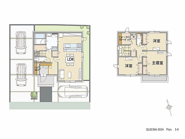 【【区画3】】対面式キッチンで家族の会話が弾むゆとりのLDK!水回りを集約して毎日の家事もスムーズな3LDK。
建物タイプ: i-smartII
延床面積:97.5m2(29.48坪)
建物本体価格(参考):2,404万円(税込)
※参考価格は建物本体価格(概算)です。
オプション、各種申請、付帯・屋外工事、地盤改良、特別運搬・太陽光発電システム・外構等の費用(800万円~)は含まれません。
ご要望に応じ変動しますので、詳細は担当スタッフまでご相談ください。
他プランでも建築可能です。