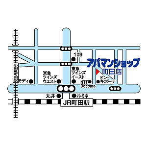 アパマンショップ町田南口店　株式会社　オリバー３６５の周辺地図