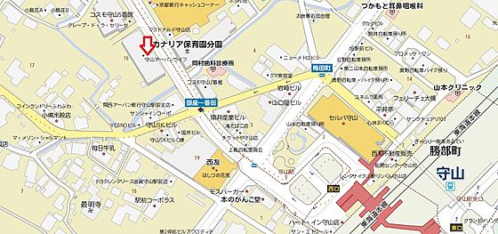 アパマンショップ守山店 株式会社 エルアイシーの周辺地図