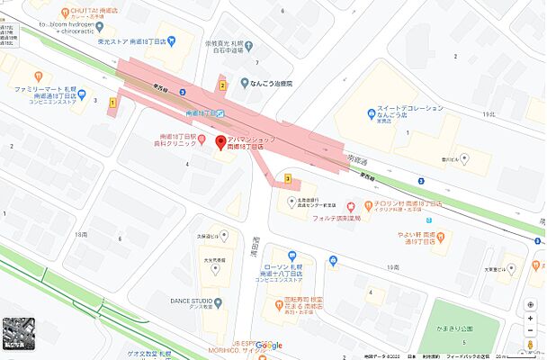 アパマンショップ南郷18丁目店 株式会社 ネクストエールの周辺地図